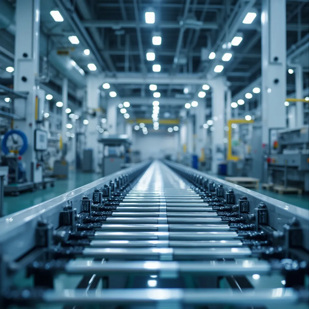 Fábrica con procesos de producción mejorados